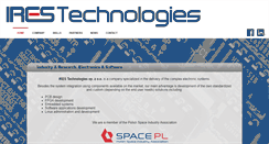 Desktop Screenshot of irestechnologies.com